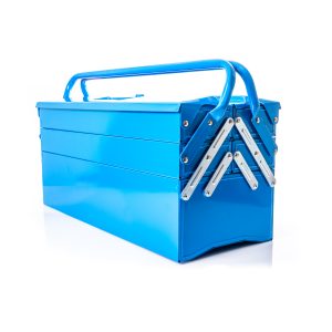 Tööriistakohver viie sahtlitega