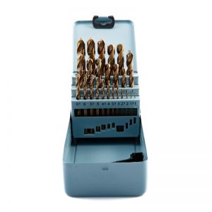 Puuride komplekt 1.0-13.0x0.5MM HSS-CO, 25 osaline